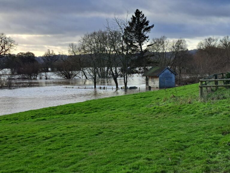 Monster Flood on the Wye. Ross On Wye Angling Club