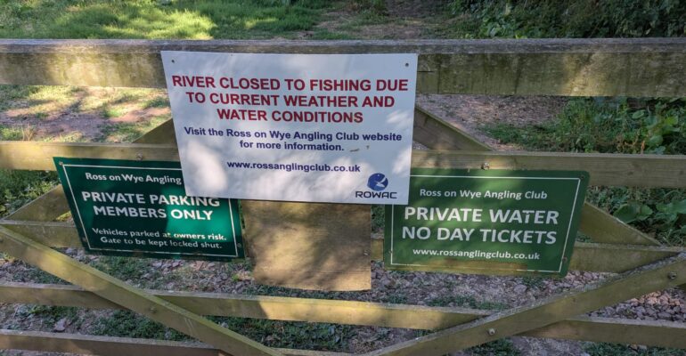All Waters To Close Until Further Notice re High Water Temperatures (w.e.f. Sunset Sunday 5th July)