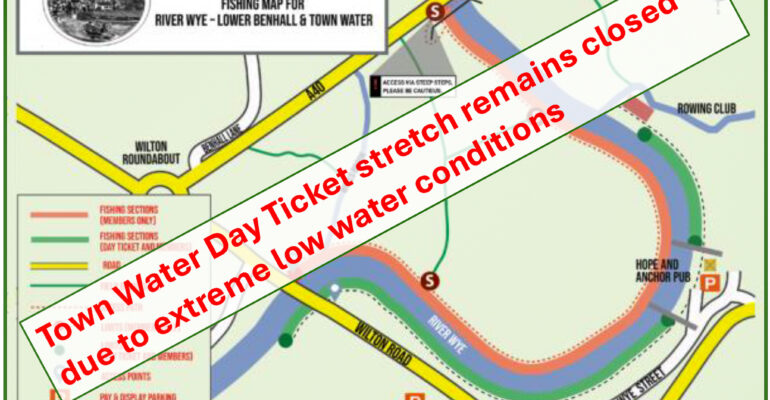 Town Water Stretch Remains Closed (as at 25.08.26)
